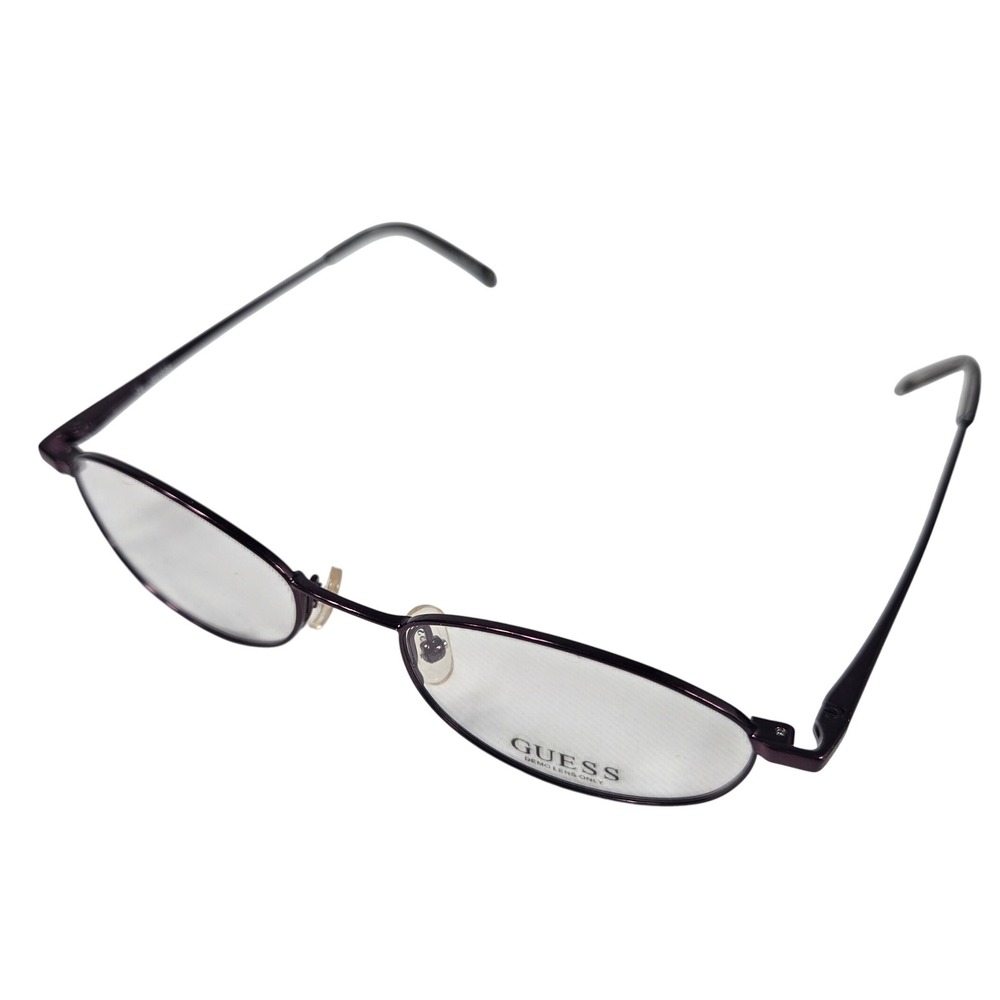 Guess Eyeglasses Frames GU 1413 Purple‎ Oval Demo Lens 49-18-140 New